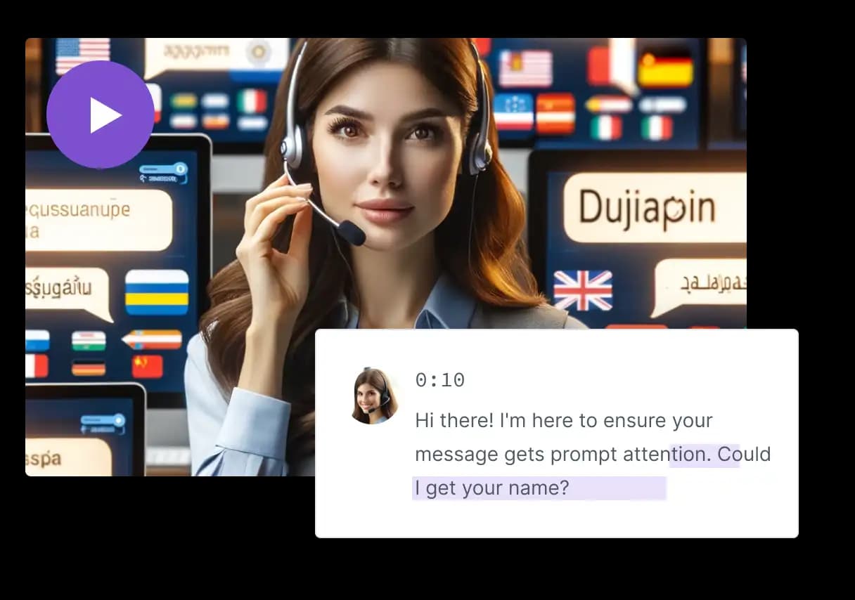 Enjoy support tailored to your brand with AI